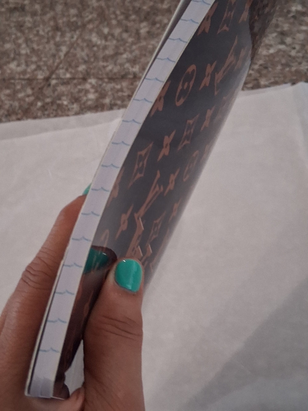 Designer inspired Monogram Composition Notebook - Brown & Black.New - Picture 5 of 5